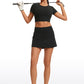 Butterluxe High Waisted A Line Tennis Skirts 14.5'' with Pockets