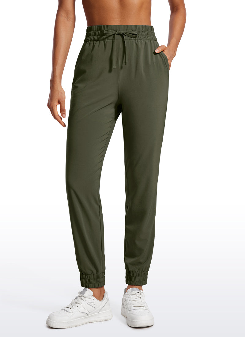 Feathery-Fit Soft Casual Workout Joggers with Pockets 28"