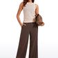 Feathery-Fit Soft High Rise Wide Leg Pants with Pockets 30"