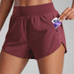 High Waisted Dolphin Shorts 3” With Zipper Pockets Liner