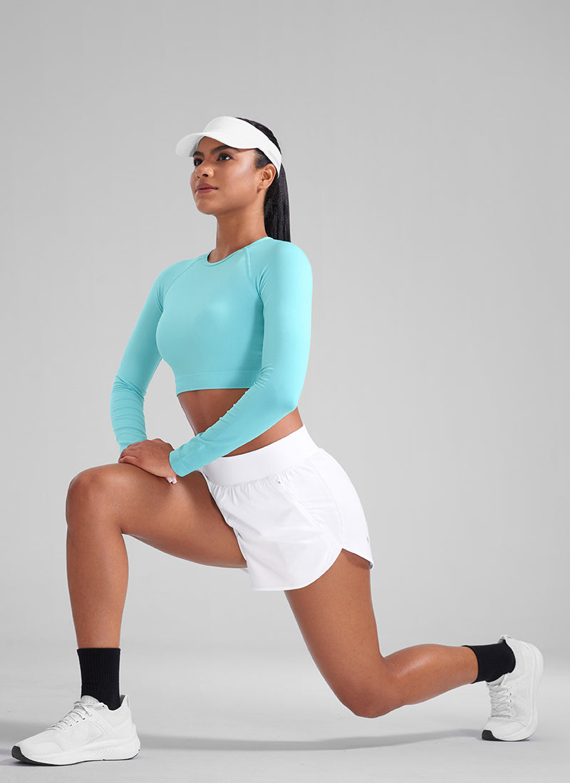 High Waisted Dolphin Shorts 3” With Zipper Pockets Liner