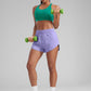 High Waisted Dolphin Shorts 3” With Zipper Pockets Liner