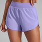 High Waisted Dolphin Shorts 3” With Zipper Pockets Liner