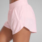High Waisted Dolphin Shorts 3” With Zipper Pockets Liner