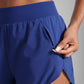 High Waisted Dolphin Shorts 3” With Zipper Pockets Liner