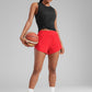 High Waisted Dolphin Shorts 3” With Zipper Pockets Liner