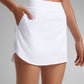 Feathery-Fit Soft High Waisted Dolphin Skirts with Zipper Pocket 14.5"
