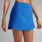 Feathery-Fit Soft High Waisted Dolphin Skirts with Zipper Pocket 14.5"