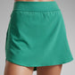 Feathery-Fit Soft High Waisted Dolphin Skirts with Zipper Pocket 14.5"