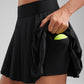 Feathery-Fit Soft High Waist Mini Pleated Tennis Skirt 14''