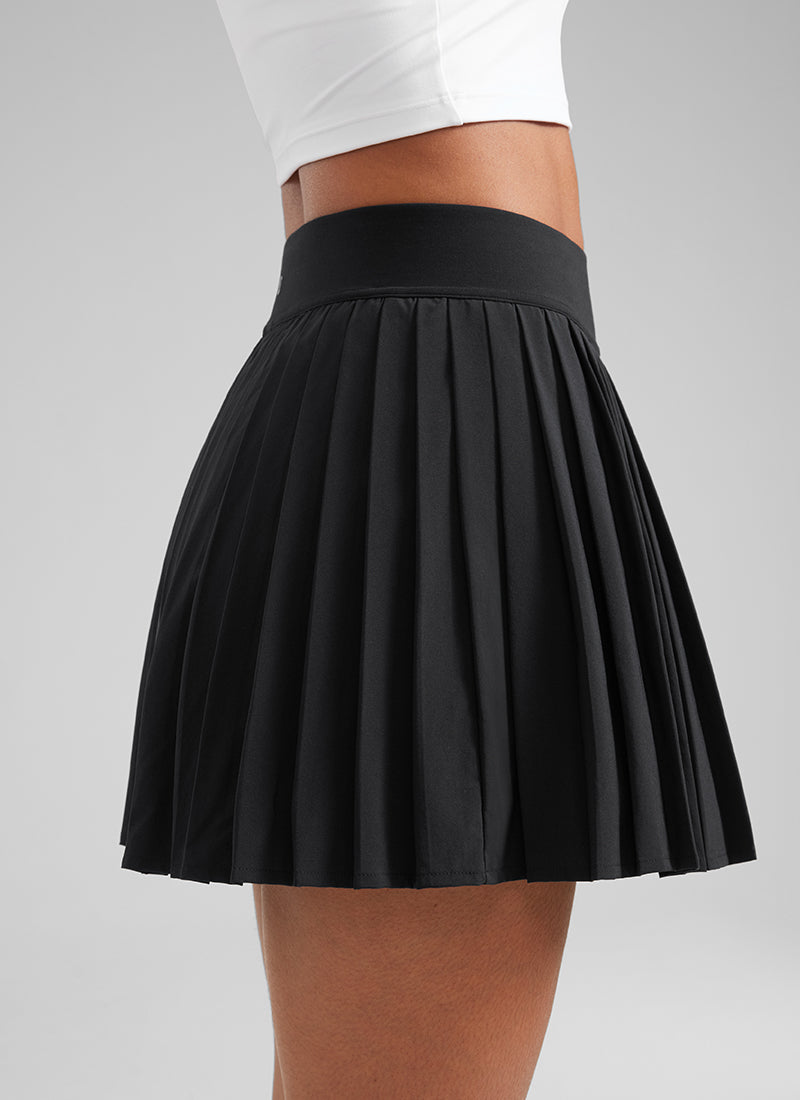 Feathery-Fit Soft High Waist Mini Pleated Tennis Skirt 14''