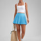 Feathery-Fit Soft High Waist Mini Pleated Tennis Skirt 14''