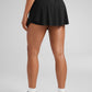 A Line Athletic Skirts High Waisted Side Slit with Pockets 14.5''