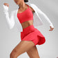 A Line Athletic Skirts High Waisted Side Slit with Pockets 14.5''