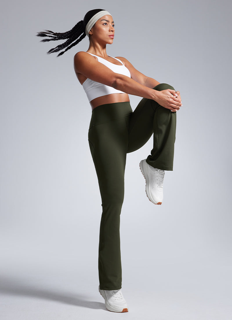 Butterbreeze High Waist Flare Wide Leg Pants 32''