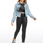 Butterluxe Girls Active Leggings - V Cross Waist