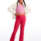 Thermal Fleece Lined Soft Girls Water Resistant Flare Leggings
