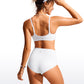 Scoop Neck Bikini Top Adjustable Strap