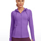 Butterluxe Full Zip Pocketed Hoodies Thumb Holes