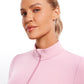 Butterluxe Full Zip Cropped Jackets with Thumb Holes