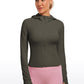 Butterluxe Full Zip Waist Length Jackets with Thumbholes