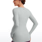 Butterluxe Long Sleeve Maternity Crewneck T-Shirts