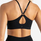 Allure Adjustable Sports Bra - Black