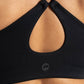 Allure Adjustable Sports Bra - Black