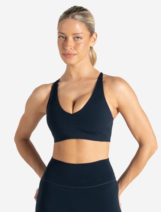 Allure Adjustable Sports Bra - Dark Navy