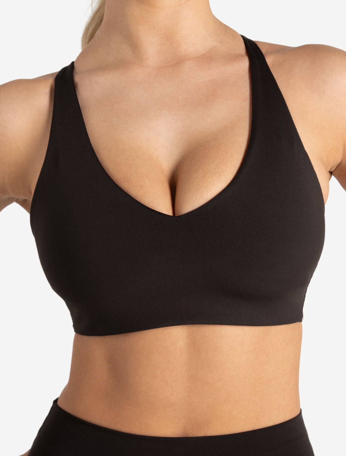 Allure Adjustable Sports Bra - Espresso