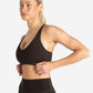 Allure Adjustable Sports Bra - Espresso