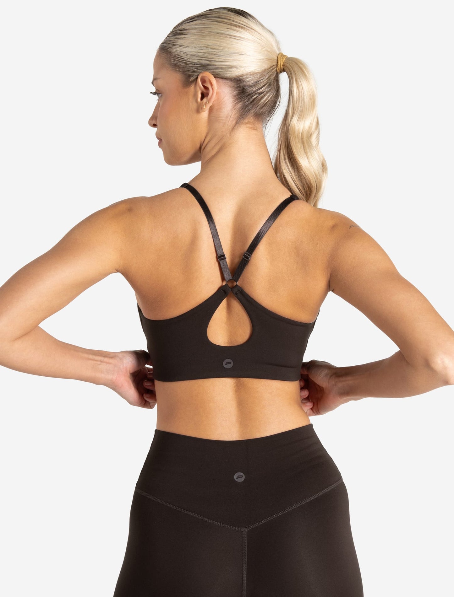 Allure Adjustable Sports Bra - Espresso