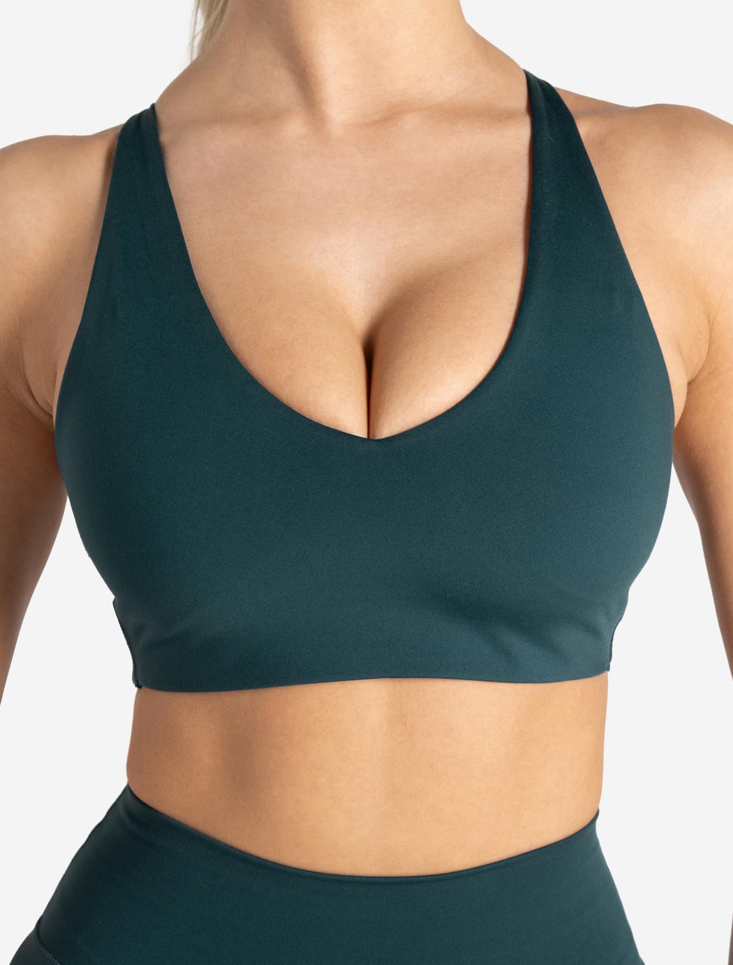 Allure Adjustable Sports Bra - Marine Teal
