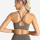 Allure Adjustable Sports Bra - Taupe