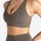 Allure Adjustable Sports Bra - Taupe