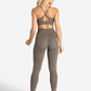 Allure Adjustable Sports Bra - Taupe