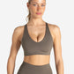 Allure Adjustable Sports Bra - Taupe
