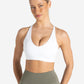 Allure Adjustable Sports Bra - White