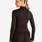 Allure Zip Jacket - Espresso
