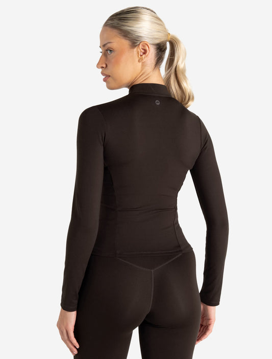 Allure Zip Jacket - Espresso