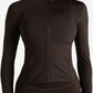 Allure Zip Jacket - Espresso