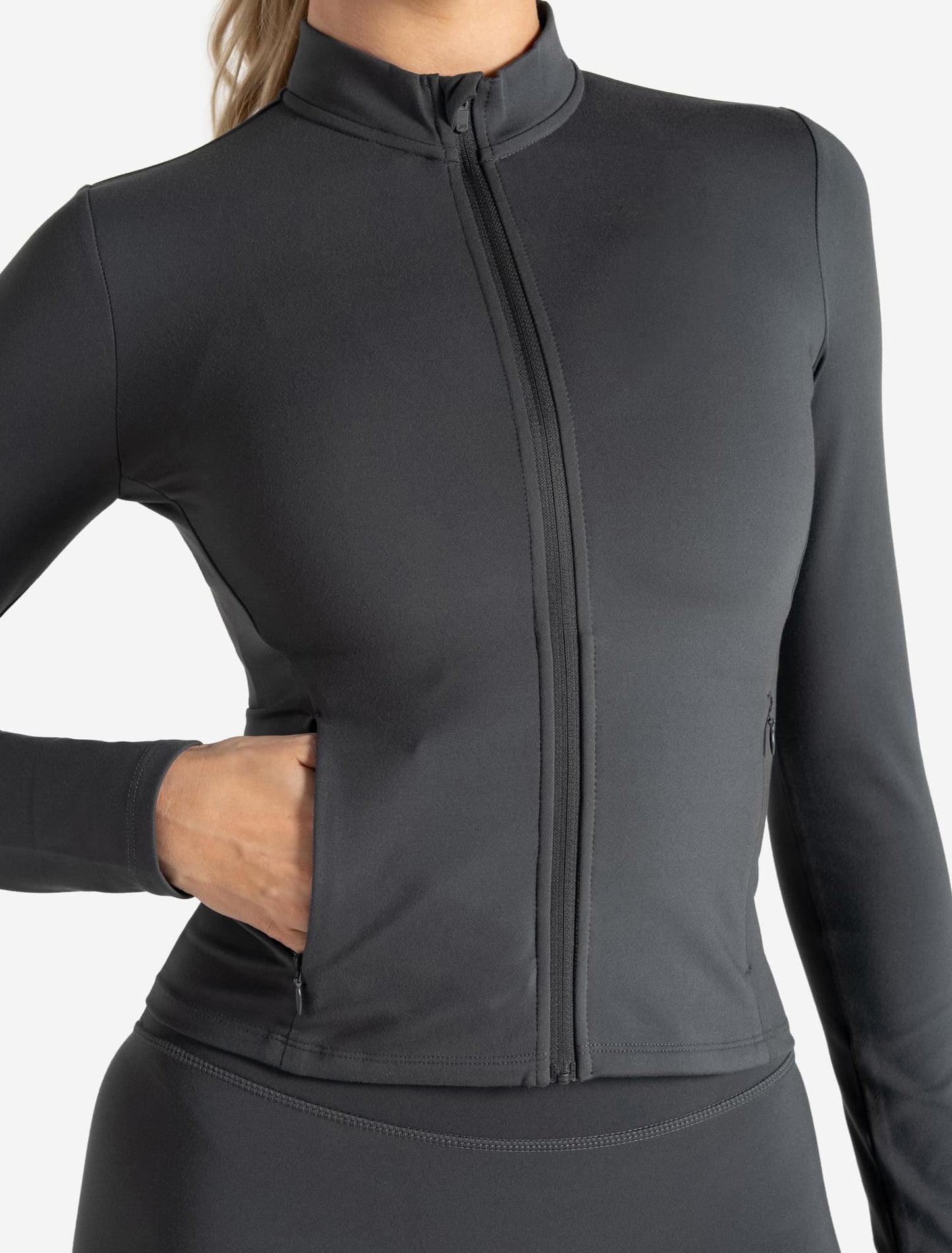 Allure Zip Jacket - Storm Grey