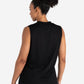 Lightweight Oversized Gym Tank - Black