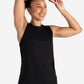 Lightweight Oversized Gym Tank - Black