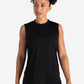 Lightweight Oversized Gym Tank - Black