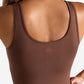 Sculpt Seamless Built-In Bra Vest - Cocoa Brown
