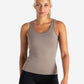 Sculpt Seamless Built-In Bra Vest - Taupe