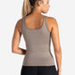 Sculpt Seamless Built-In Bra Vest - Taupe