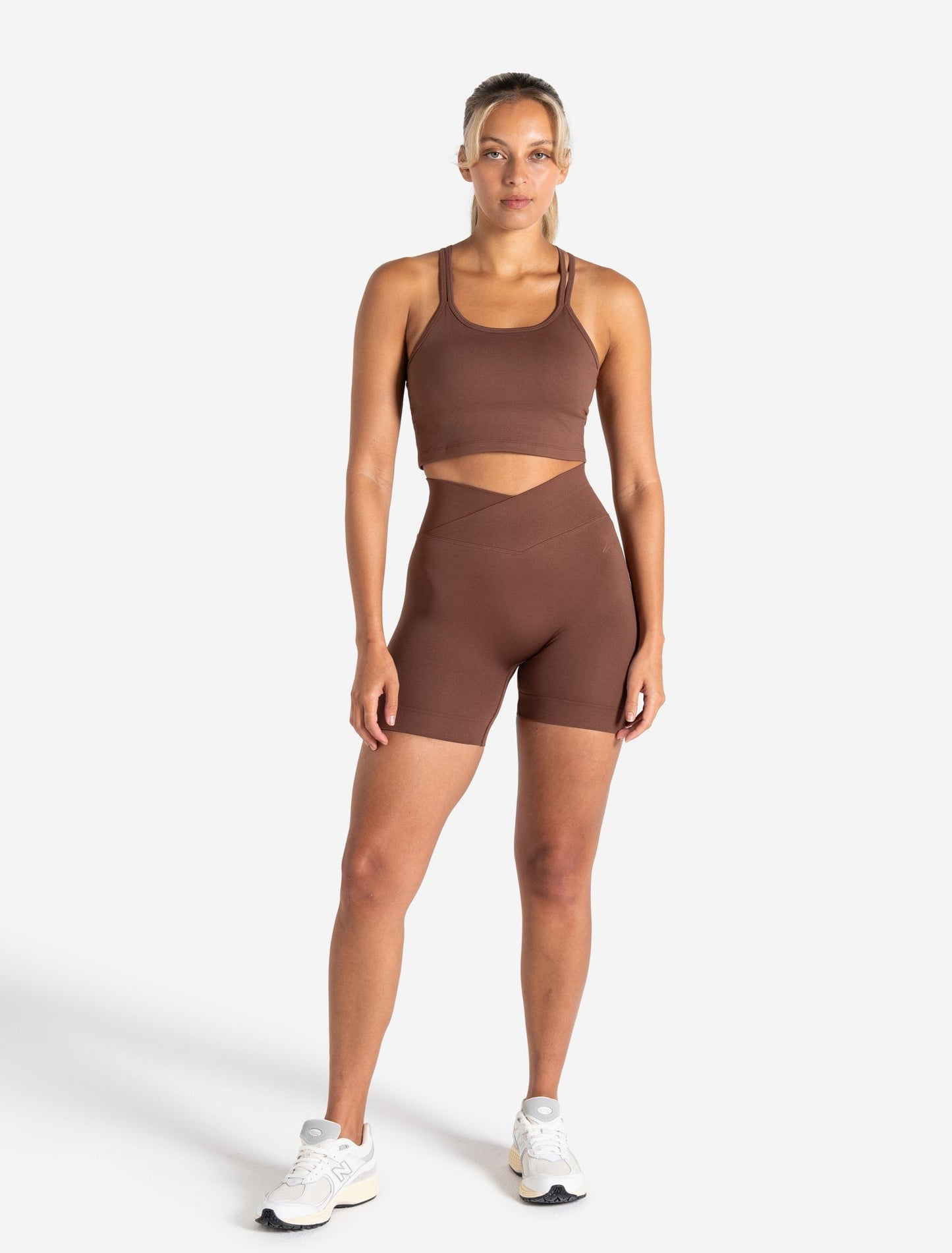 Sculpt Seamless Scrunch Shorts - Cocoa Brown