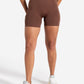 Sculpt Seamless Scrunch Shorts - Cocoa Brown